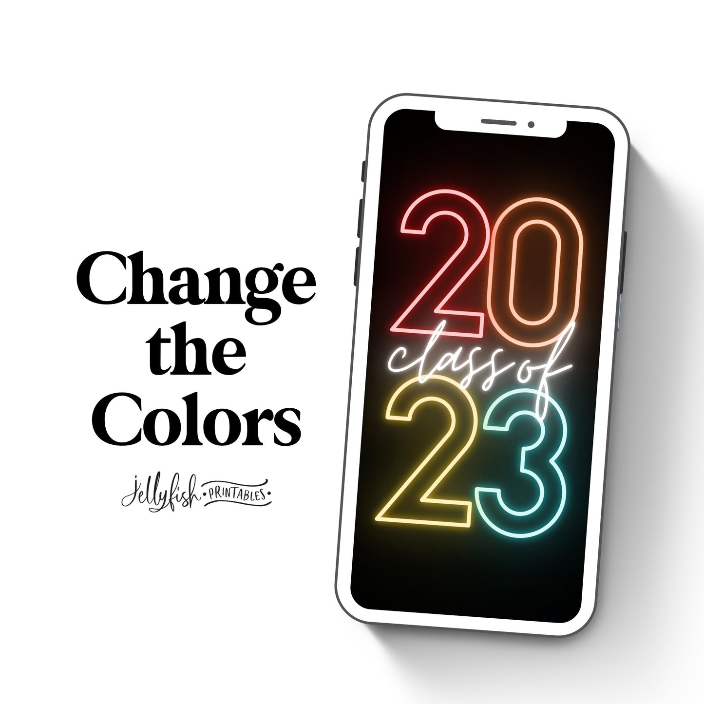 Neon Green Graduation Invitation Video | Editable Glow Canva Template | Animated Class of 2025 Party Invite