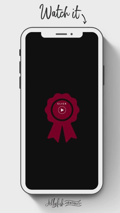 Burgundy Graduation Save the date. Animated Canva Template for texting.  Send it out today!