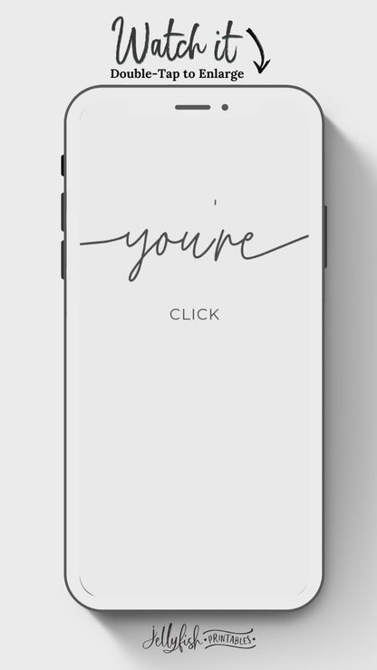Simple Bridal Video Invitation Template. Send Today!